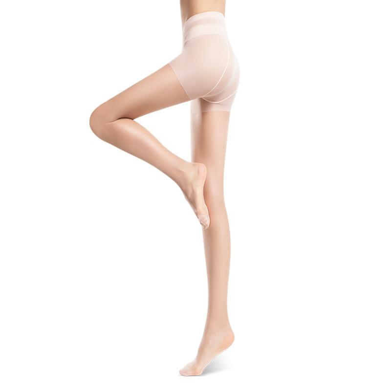 Sexy Frauen Mädchen Nylon schiere lange Strumpfhosen Mode Strumpfhosen Kleid Strümpfe One size beige