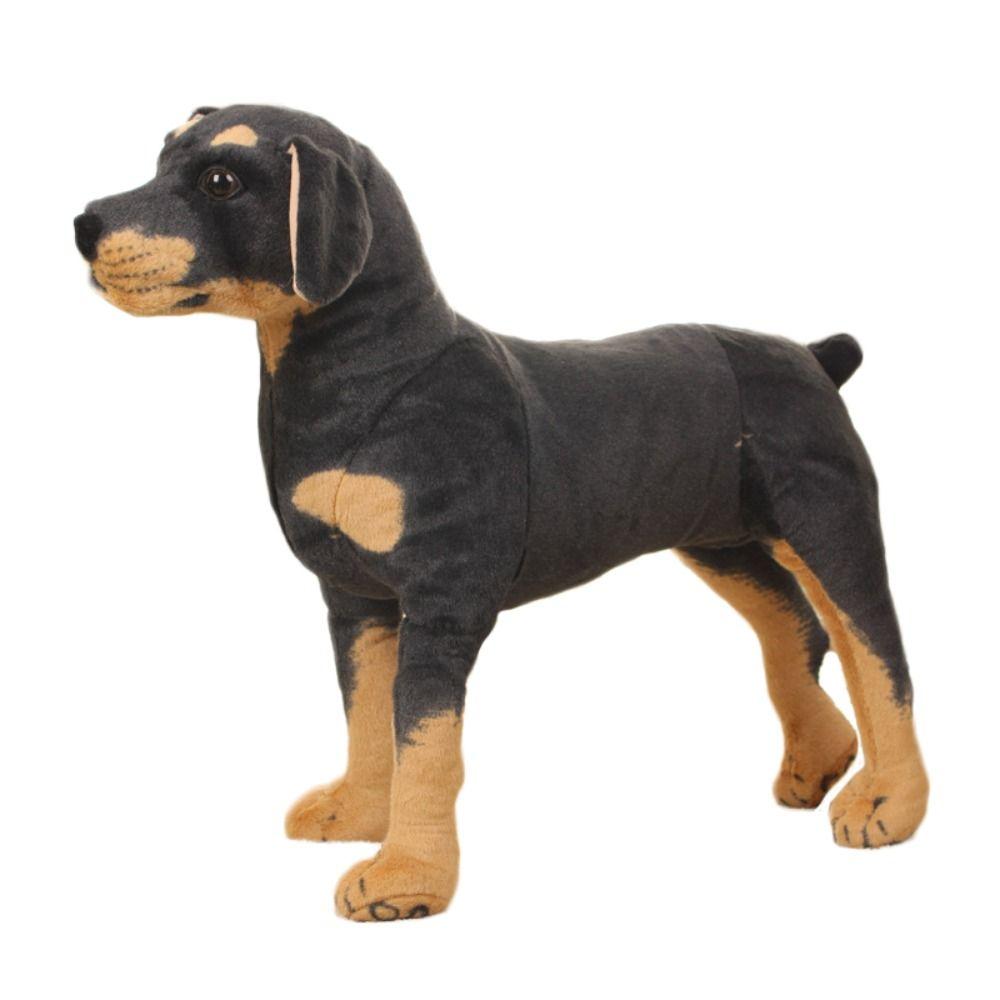 Stehender Hund Stofftier Puppe Simulationshund Stofftier Realistisches Hund Plüschtier Geburtstagsgeschenk 27cm