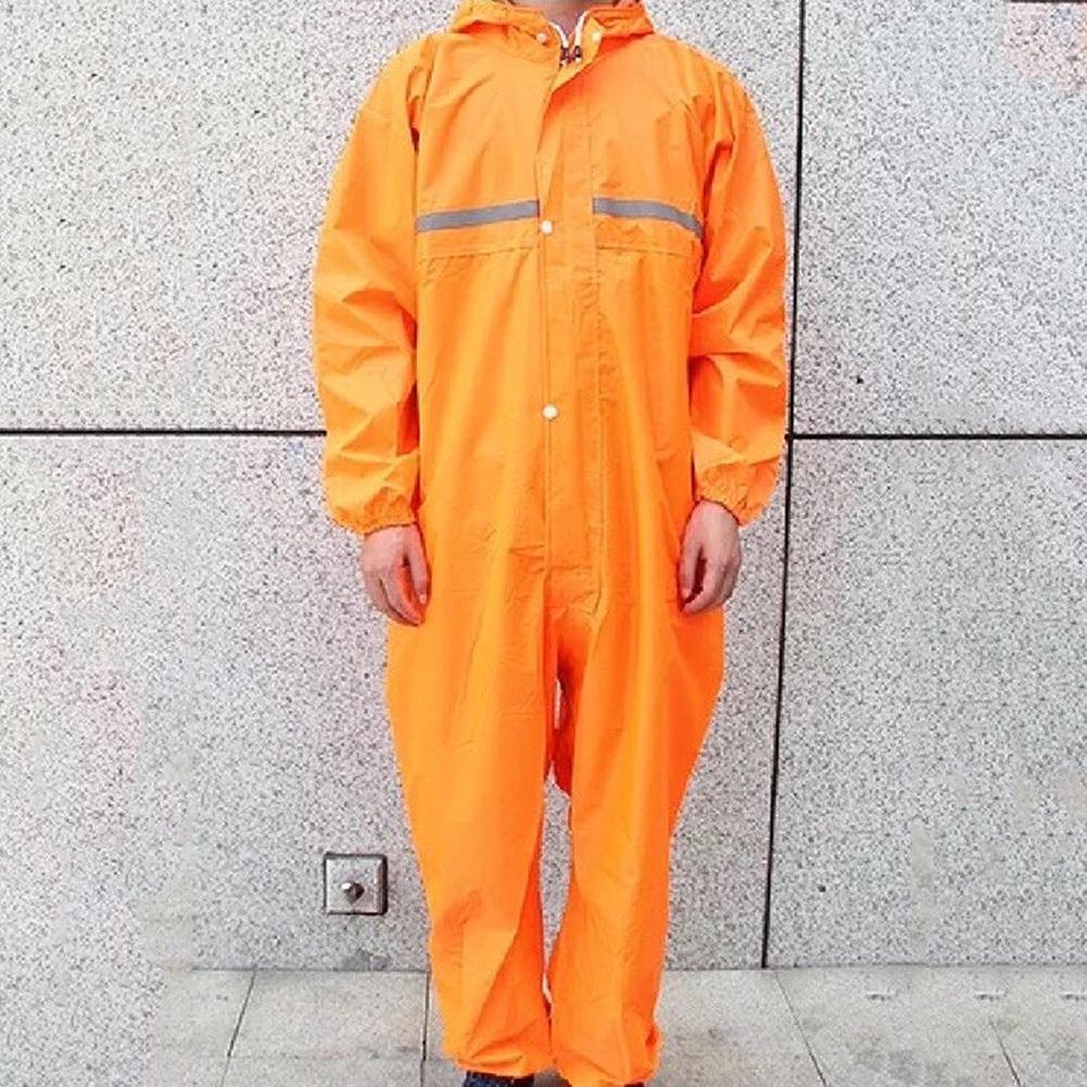 Motorrad-Regenanzug, Regenmantel, Overalls, wasserdicht, für Herren, Mode, Arbeit im Freien M orange