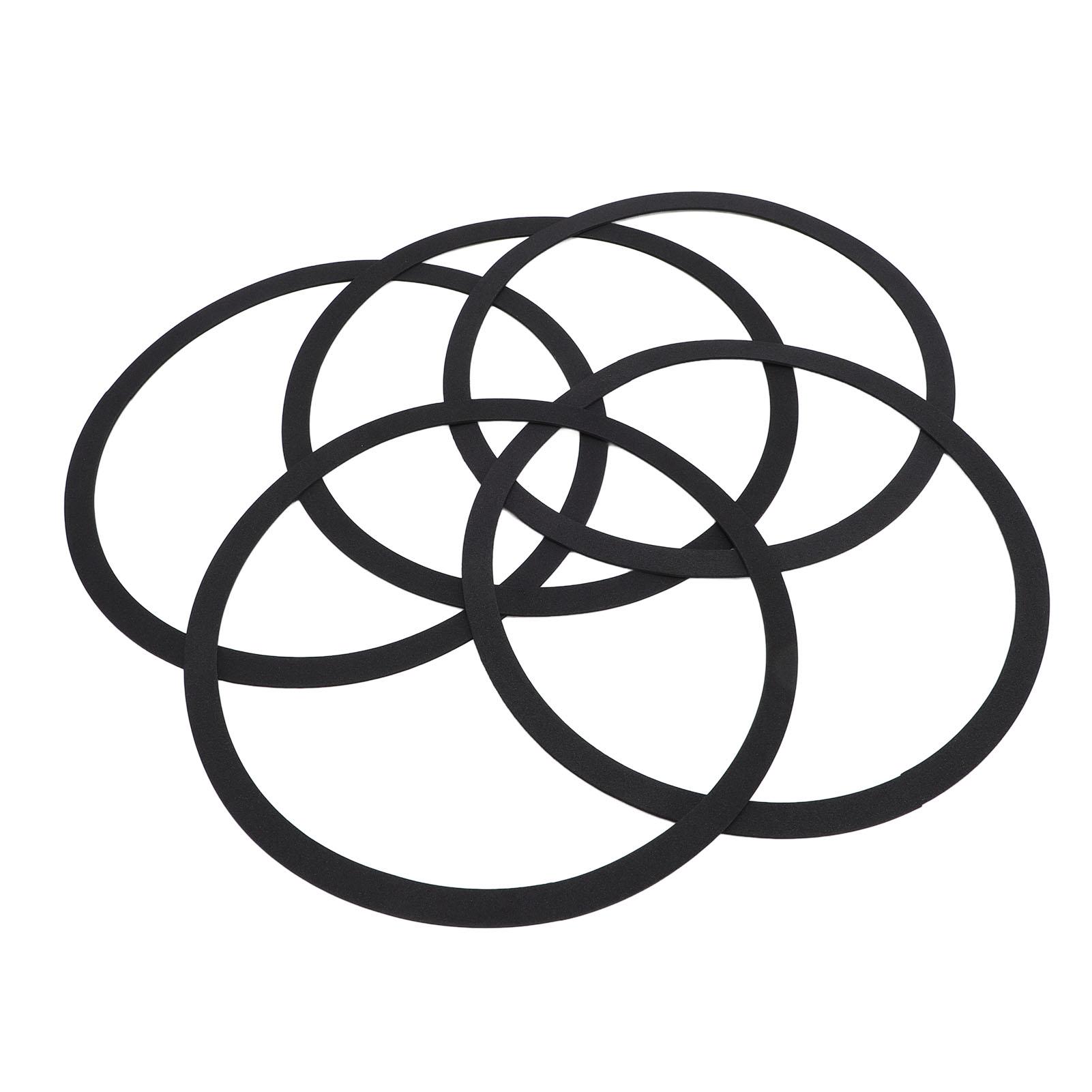 5 Stück Lautsprecher Dichtring Antivibration EVA Lautsprecher Dichtung Anti-Rutsch Geräuschreduzierung Anti