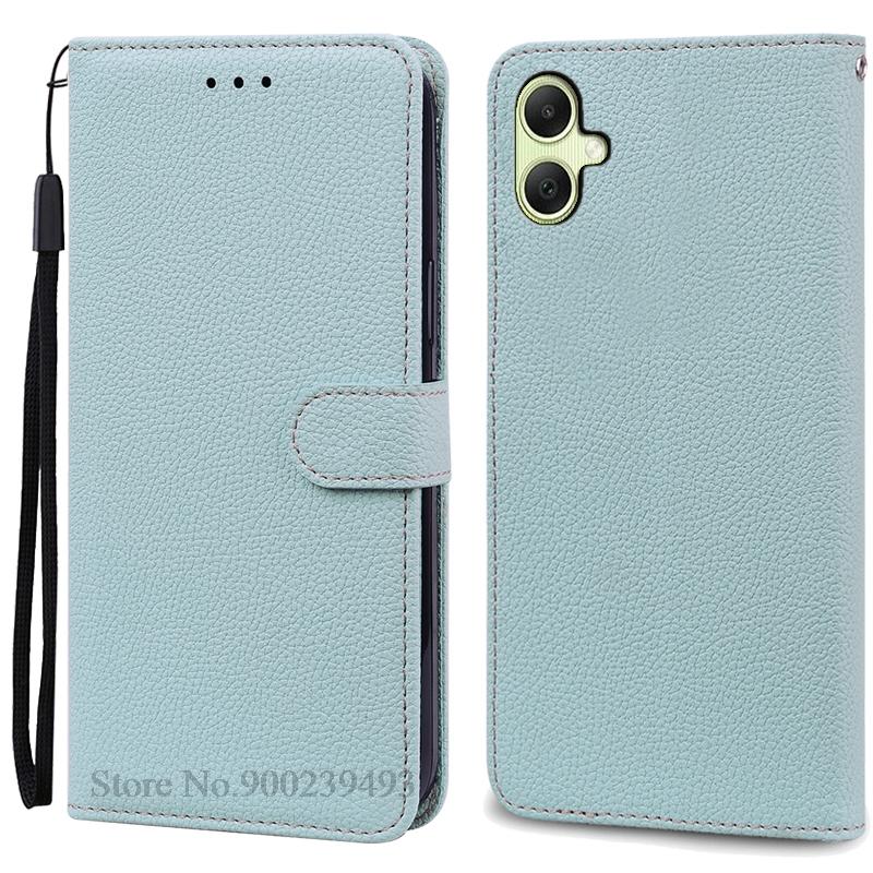 A07 Hülle Für Samsung Galaxy A07 Hülle Brieftasche Leder Klapphülle Für Samsung A07 Hülle A075F SM-A075F/DS A075B Handyhülle Fundas For Samsung A07 4G hellblaue