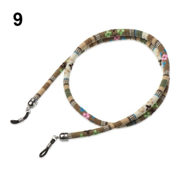 Neue Bunte Acryl Perlen Sonnenbrille Ketten Maske Anti-Verloren Seil Lesebrille Kabel Halter Neck Strap Seil Brillen Zubehör
