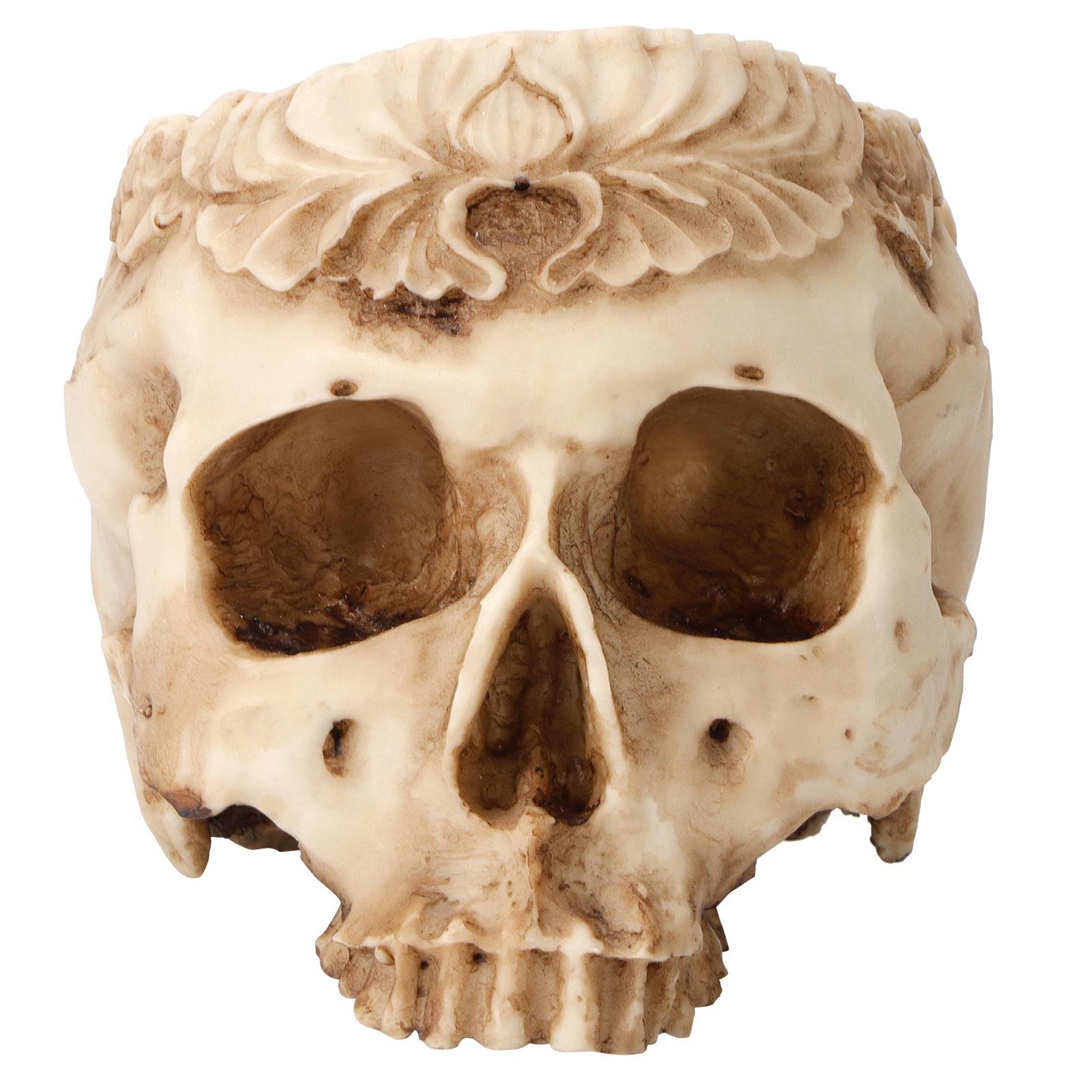 Schädel Blumentopf Pflanzgefäße Harz Kunsthandwerk Personalisierte Heimtextilien Bar Ornamente