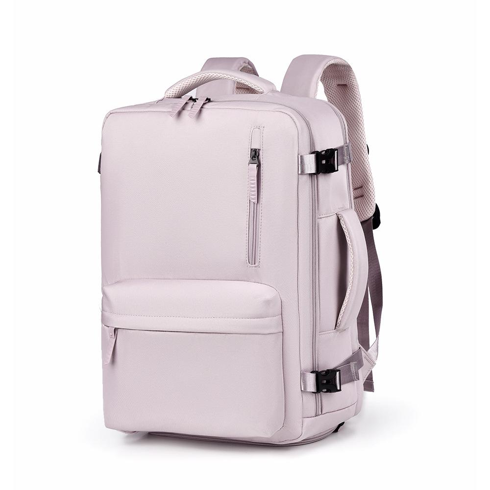 Rucksack Flugzeug, Kabinen-Handgepäck-Rucksack, Laptop-Rucksack für Flugzeugreisen, Schulrucksack, Herren-Damen-Tasche one size licht lila