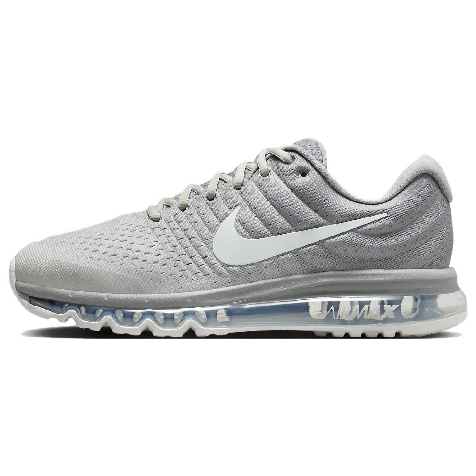 Nike Air Max 2017 Vintage Dämpfung Abriebfest Niedrig geschnitten Freizeit Laufschuhe Herren Grau 849559-005 44 grau