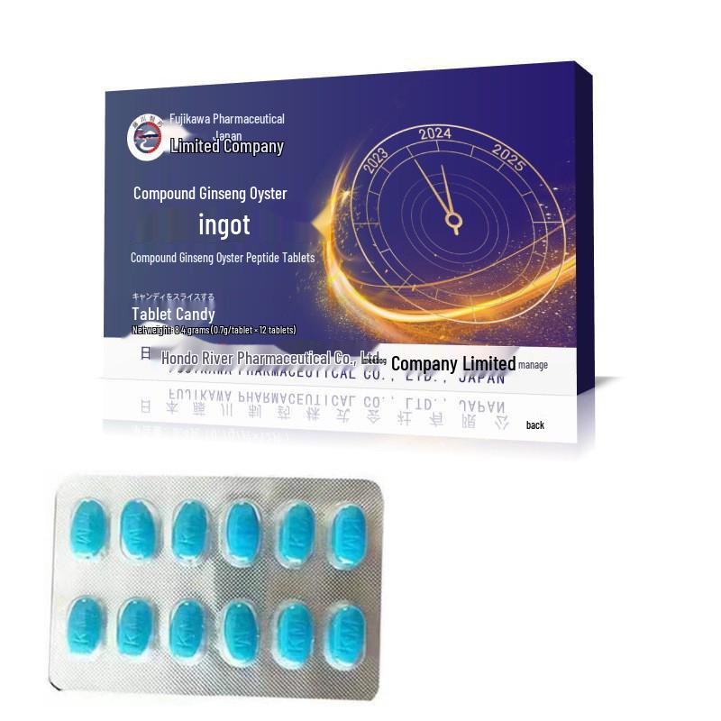 Japanische Holz-Ginseng-Austern-Tabletten - Nahrungsergänzungsmittel für die männliche Gesundheit No