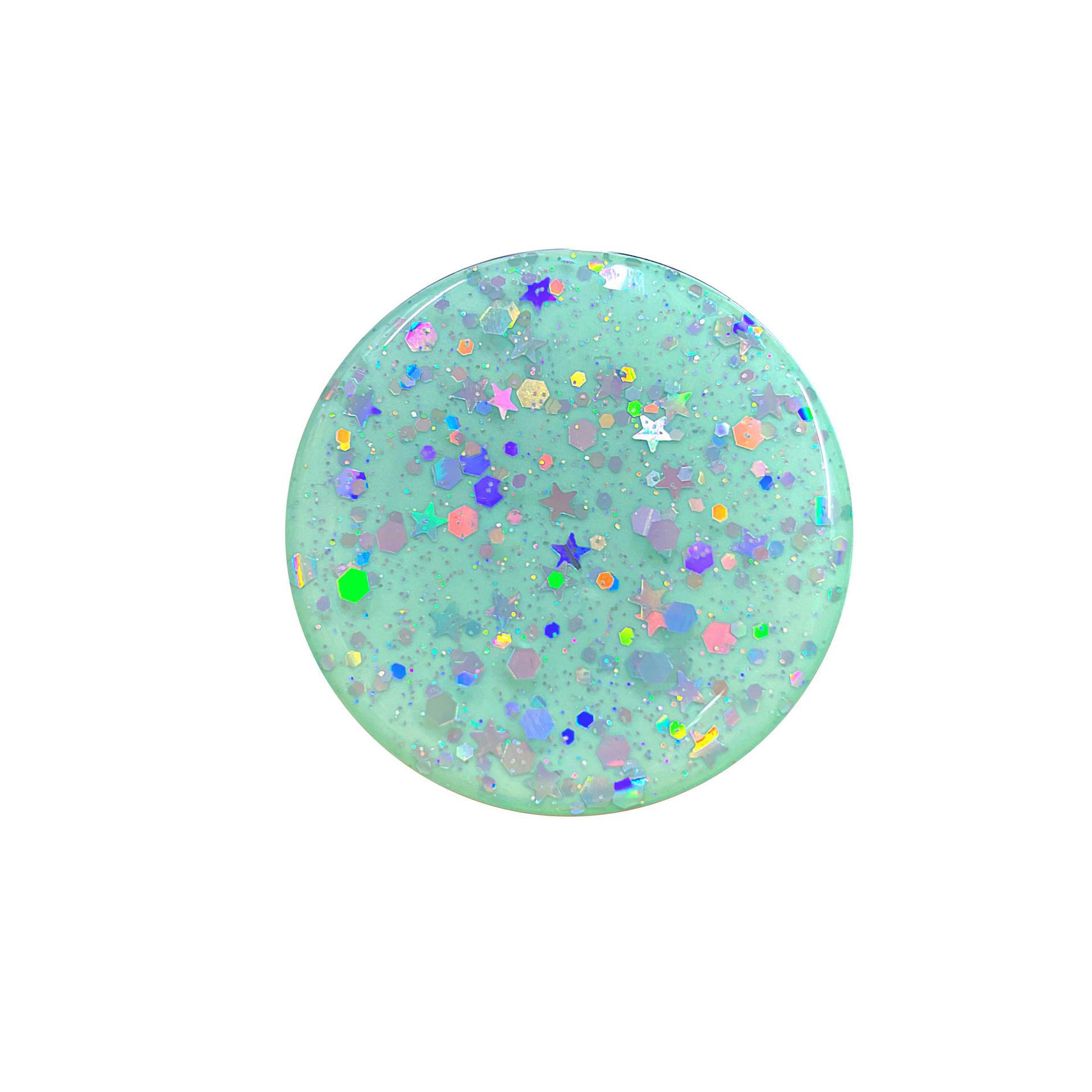 Sternenhimmel-Tischständer zum Einziehen für Handys und Tablets – inklusive Flashback-Aufkleber hellgrüne