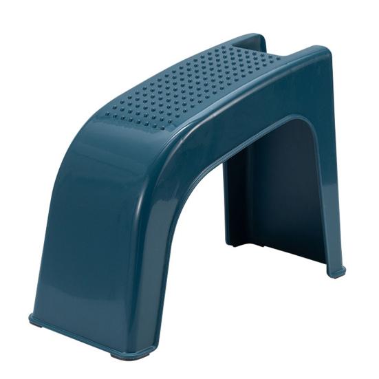 Fußhocker für die Dusche, rutschfestes Design, multifunktionaler Fußstützenständer aus Kunststoff für die Dusche zum Rasieren der Beine blau