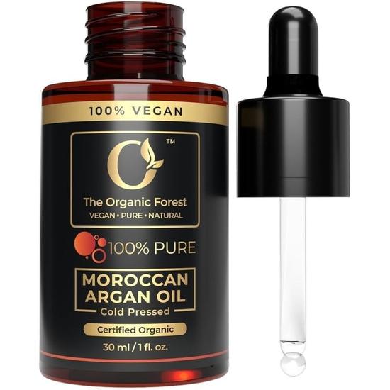 USDA Bio Arganöl - Marokkanisches Öl für Haar und Haut - Bestes Arganöl für krauses Haar, Gesicht und Körper - 100% reines Arganöl aus Marokko