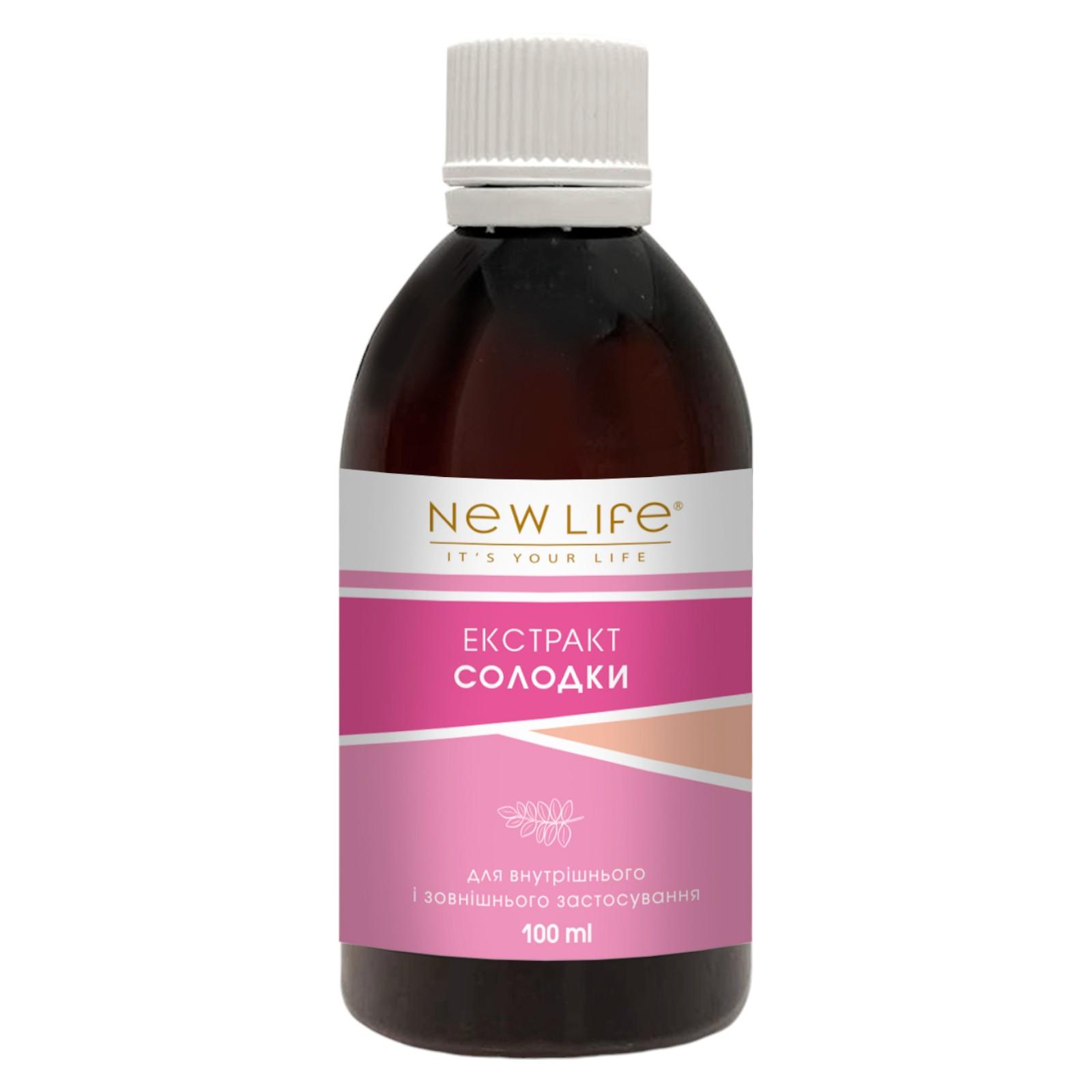 Süßholzwurzelextrakt, Tinktur, pflanzliches flüssiges Nahrungsergänzungsmittel, neues Leben 100 ml (course 1,5 month)