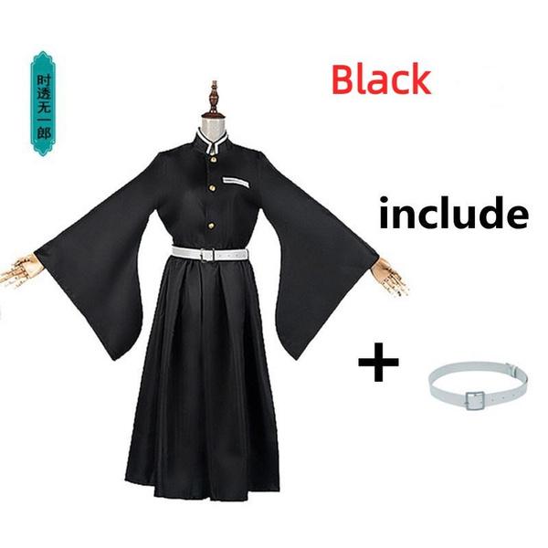 Anime Demon Slayer Kimetsu No Yaiba Tanjirou Kamado Nezuko Cosplay Damen und Herren Kinder Kimono Cosplay Kostüm Halloween Sets 160cm