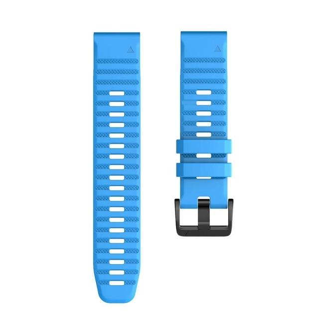 26mm 22mm Quick Fit Armband für Garmin Fenix ​​6X 6X Pro 5X 3 3HR Silikon Easyfit Handgelenk Band für Garmin Fenix ​​6 6 Pro 5 5 Plus forerunner935 22mm Fenix 6 Pro himmelblaue