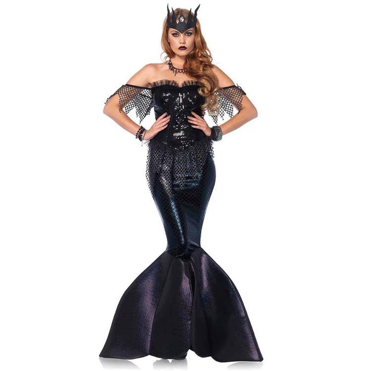Sexy Strand Fantasy Pailletten Meerjungfrau Badeanzug Bühne Karneval Party Bademode Meerjungfrau Schwanz Cosplay Kostüm Erwachsene Badeanzug Halloween Kostüm 2xl