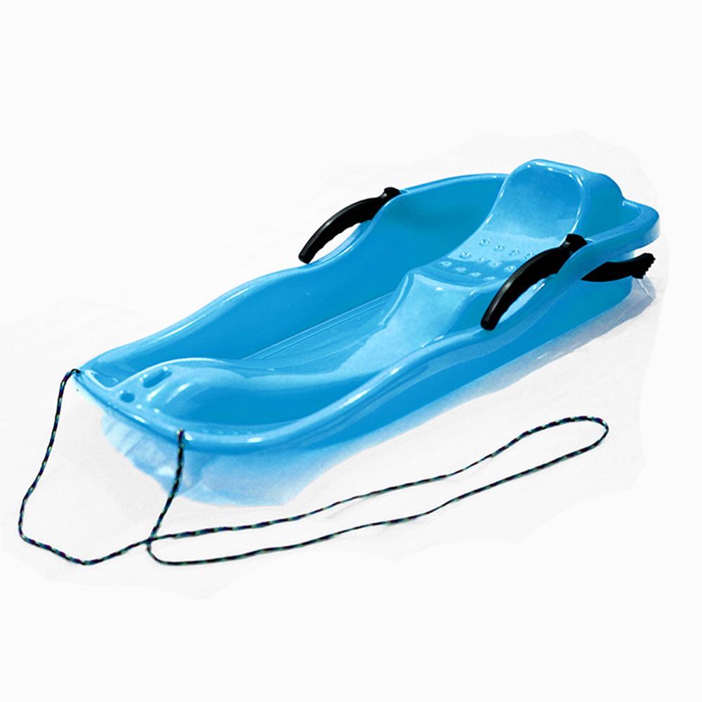 Zellstoffauslass Schnee Schlitten Gras Sand Skifahren Bord Tragbare Outdoor Skate Bord Schlitten Winter Skifahren Bord blau