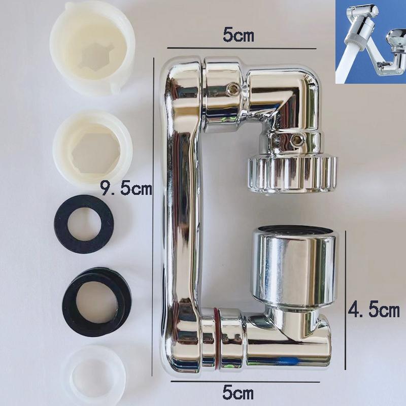 1080 ° drehbarer Wasserhahn-Sprühkopf, Waschbecken, Küchenhahn-Verlängerungsadapter, Universal-Spritzfilterdüse, flexibler Wasserhahn-Sprüher ONE Mode 1080 – like the