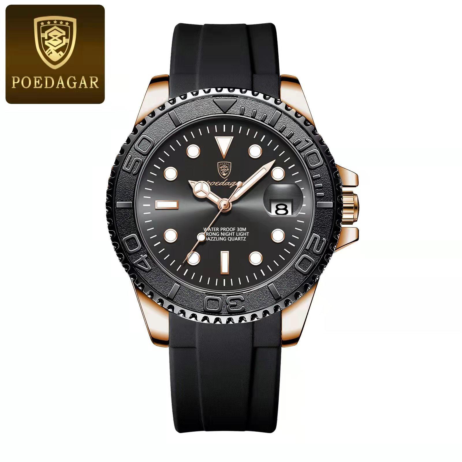 Neue Luxus-Herrenuhr mit hoher Qualität, wasserdicht, leuchtend, Chronograph, Datum, Herrenuhr, Edelstahl, Quarz, Herrenuhren
