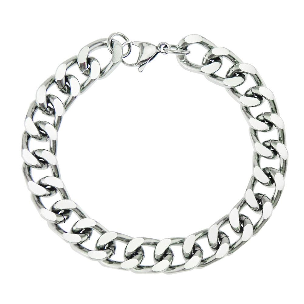 Persönlichkeit Herrenschmuck Hip Hop Punk Kopf Drache Lin Armband Retro Übertrieben Drachenarmband Schmuck Herren Accessoires Geschenk 20cm white