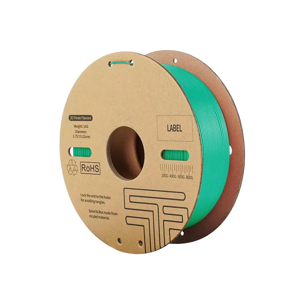DB- 3D-Drucker-Filament Entwickelt für Hochgeschwindigkeitsdruck Passend für PLA-Kunststoffe 1,75 mm 1 kg (2,2 Pfund) Für die meisten FDM 3D-Drucker grün