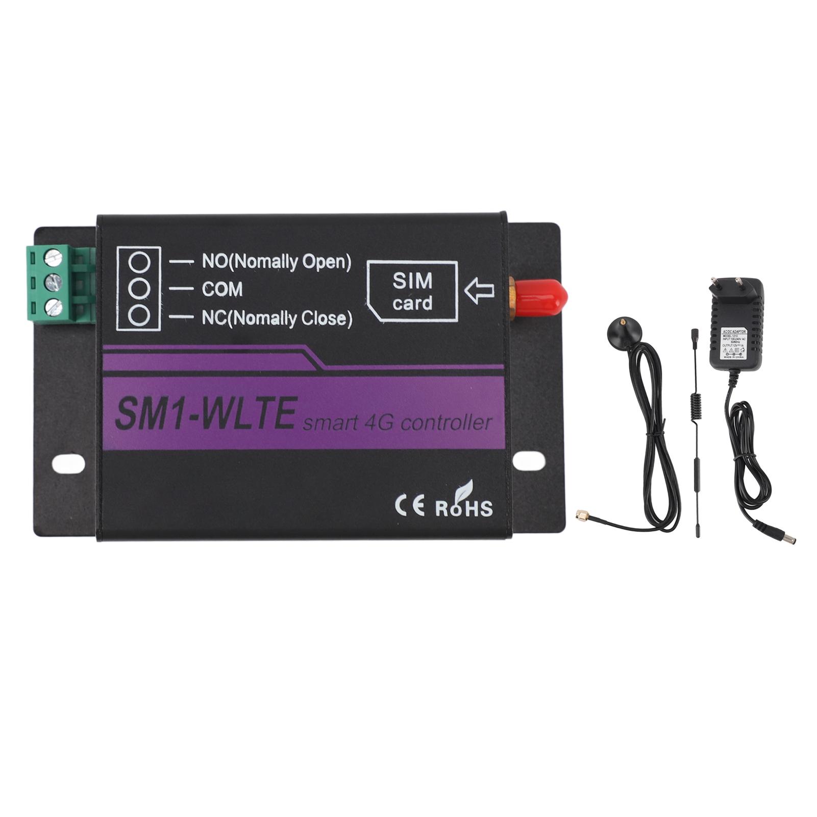 GSM Toröffner 4G Mobiltelefon-Zugangskontroller APP WEB Temperatur Feuchtigkeit Alarm SMS Strom