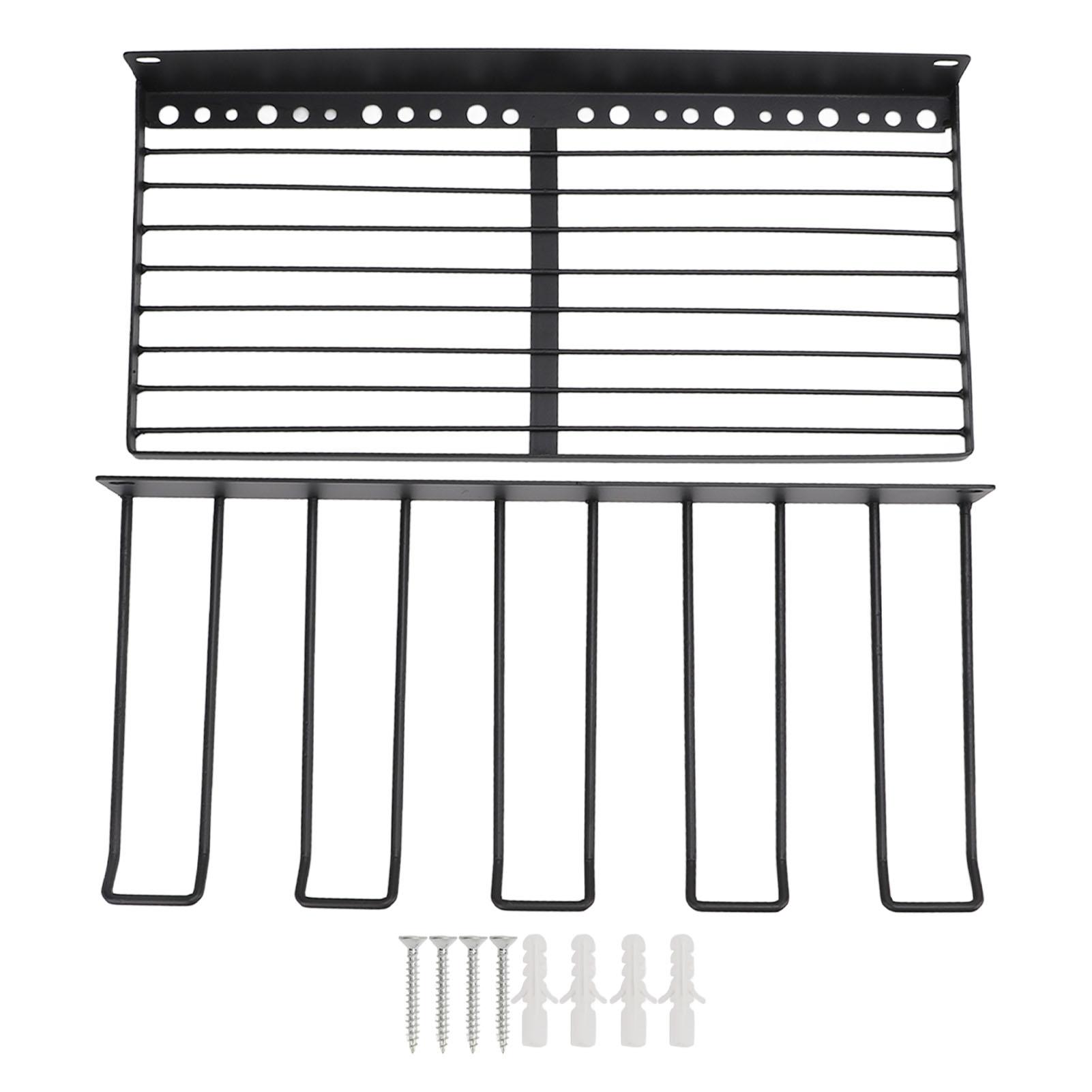 2-lagiger Elektrowerkzeug-Organizer, Wandhalterung, Bohrerhalter, große Kapazität, robustes Garagenwerkzeug