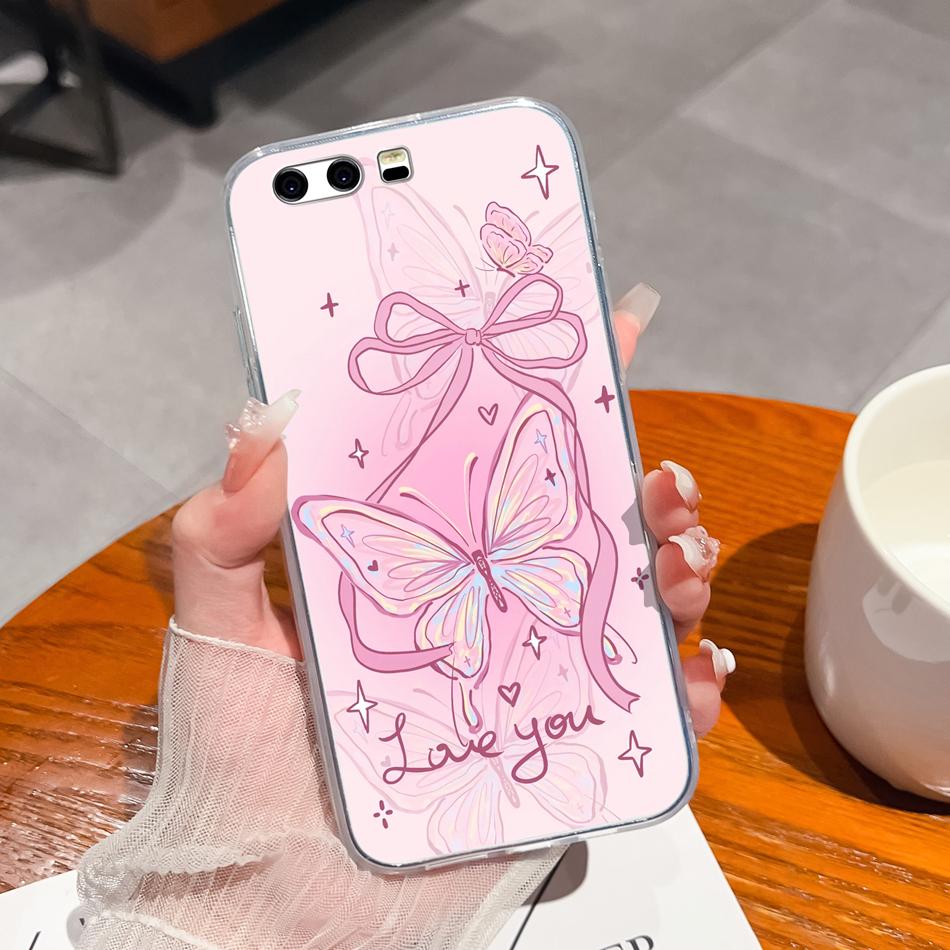 Für Huawei P10 Lite P10 Plus Handyhülle Lässige Muster Weiches Silikon TPU Klare Leichte Abdeckung Für Huawei P 10+ Funda Huawei P10