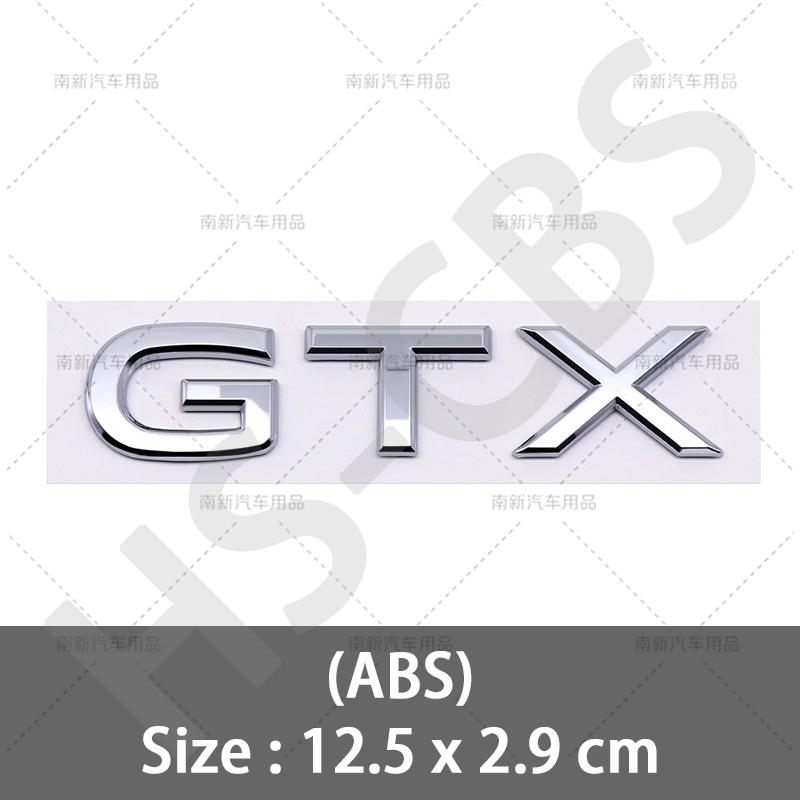ABS GTX Plakette Emblem Aufkleber Heckklappe Aufkleber Tür Gepäck Für ID4 ID3 ID5 ID6 Auto Styling GTX Logo Zubehör silber