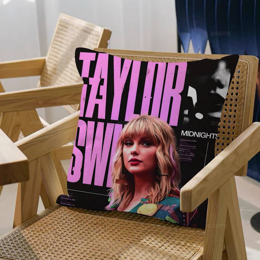 Klassisch Singer T-Taylor S-Swift Kissenbezug Kissenhülle Kissenbezug Wohnzimmer Sofa Heimdekoration Personalisiert 50x50cm