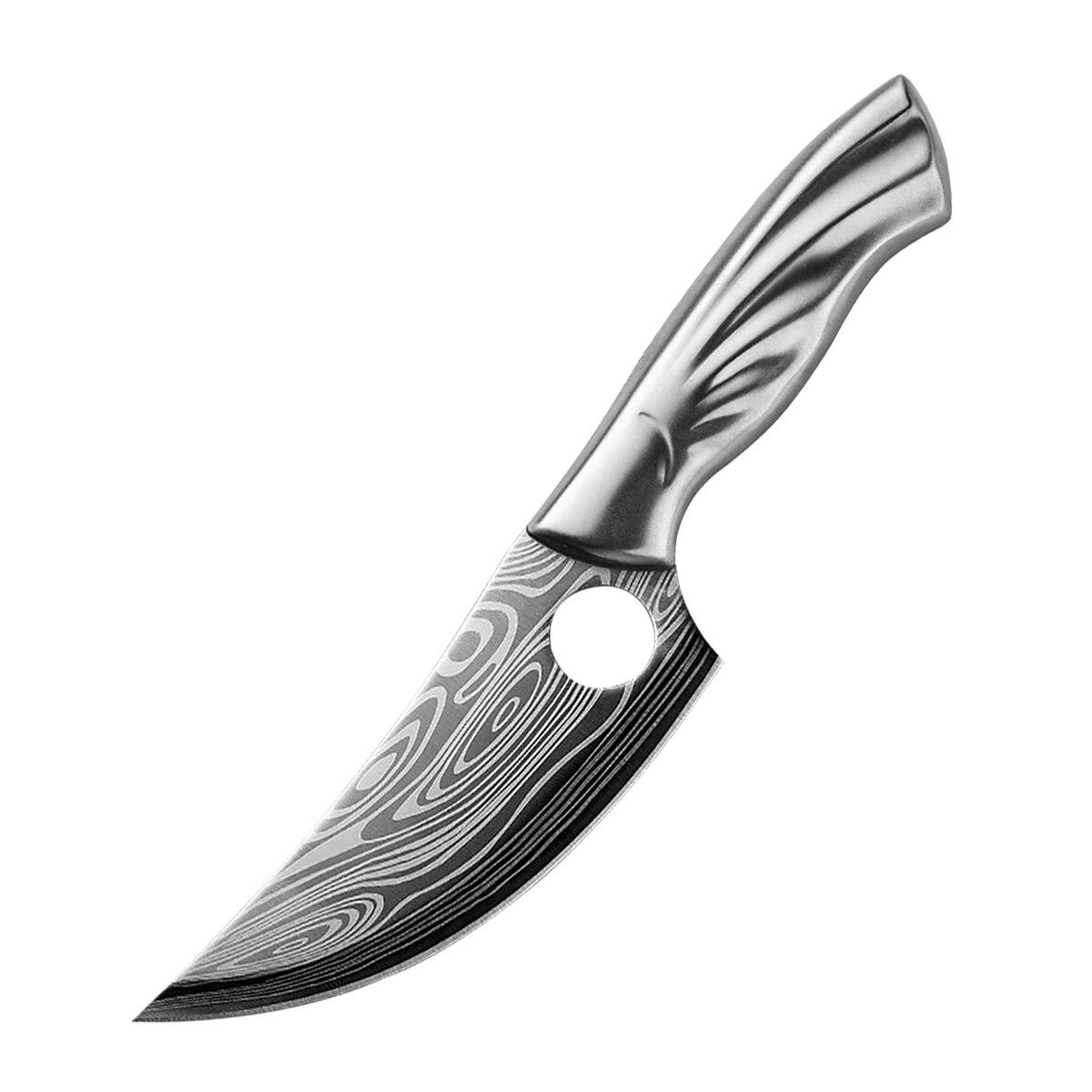 5,5 ZOLL Damaskus Küchenmesser 5CR15 Jagdmesser Edelstahl Japanische Messer Metzgermesser für Küchenwerkzeuge