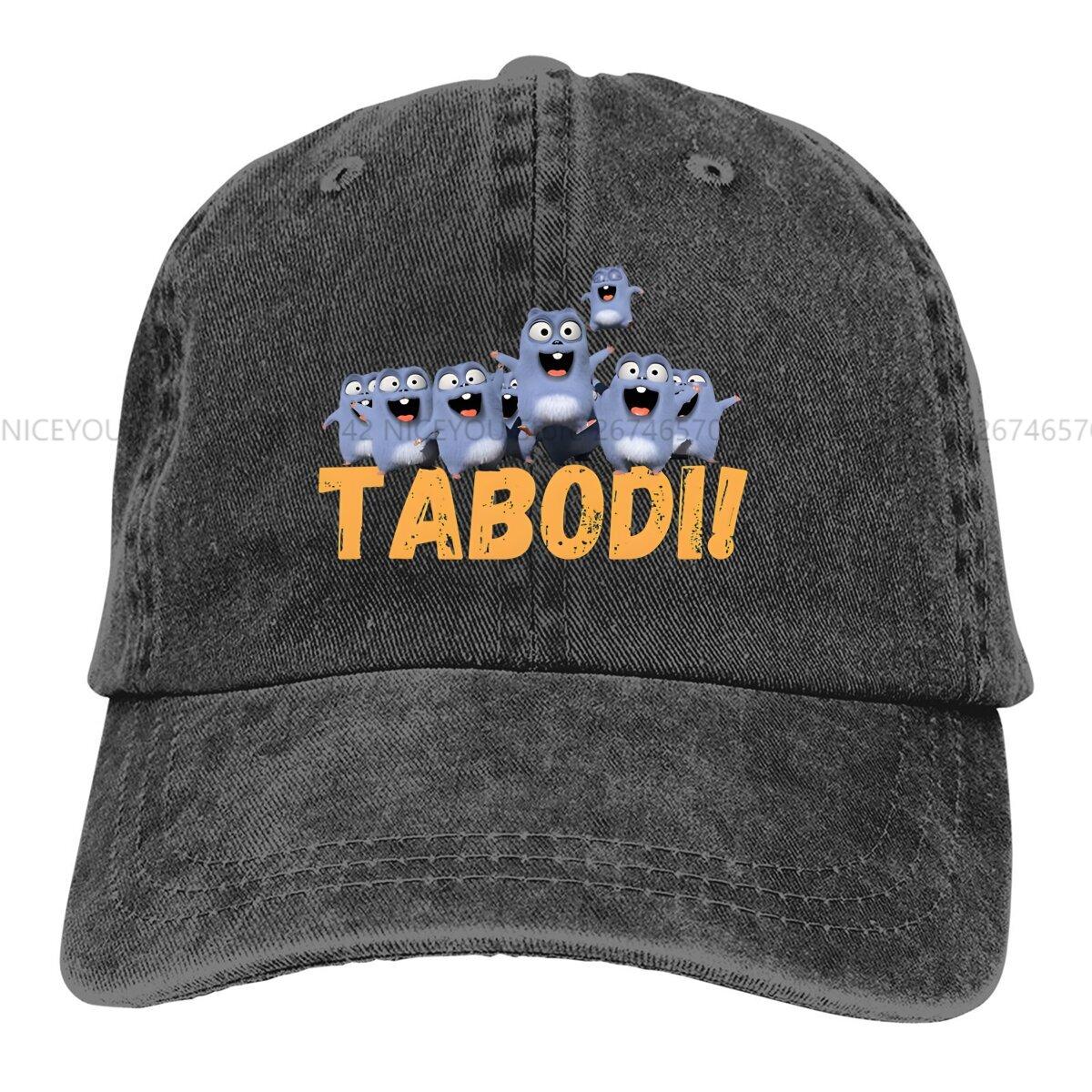 Grizzy und die Lemminge Mehrfarbige Mütze Schirmmütze für Damen Happy Tabodi Personalisierte Schirmmützen Schutzhüte One Size