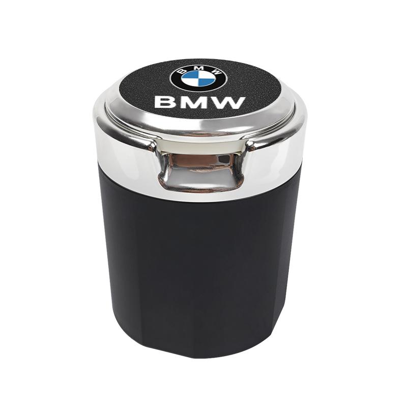 Auto-Aschenbecher LED-Beleuchtung Rußhalter Zubehör Für BMW E46 E90 E60 F30 F10 E39 i3 i4 X1 X2 X3 X5 X4 X6 X7 M3 M4 M5 G30 G20 i schwarz