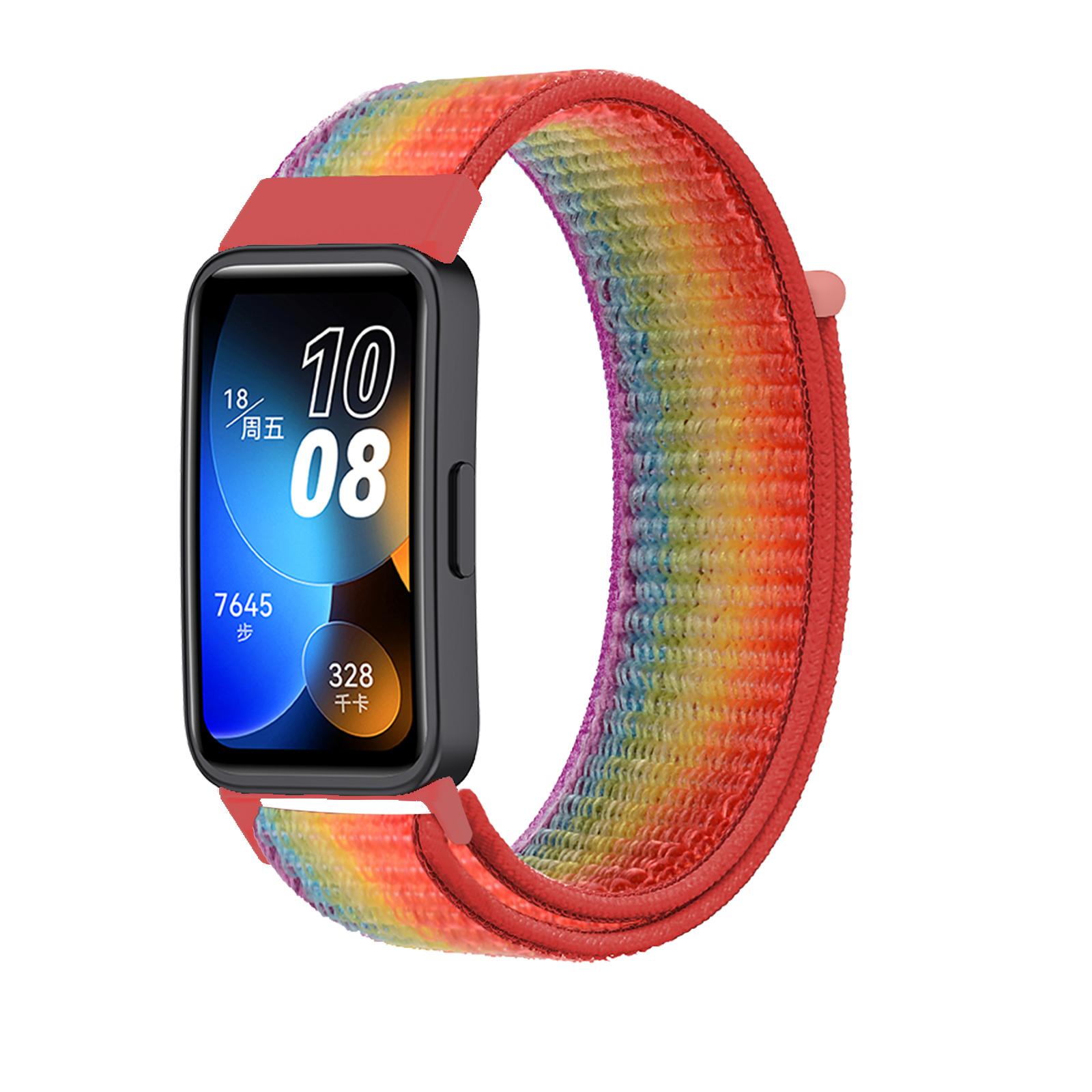 Armband für Huawei Band 8 9 7 Band Zubehör Nylon Loop Smart Watch Ersatz Gürtel Armband Sportarmband Band 7 Armband Huawei Band 9 blue