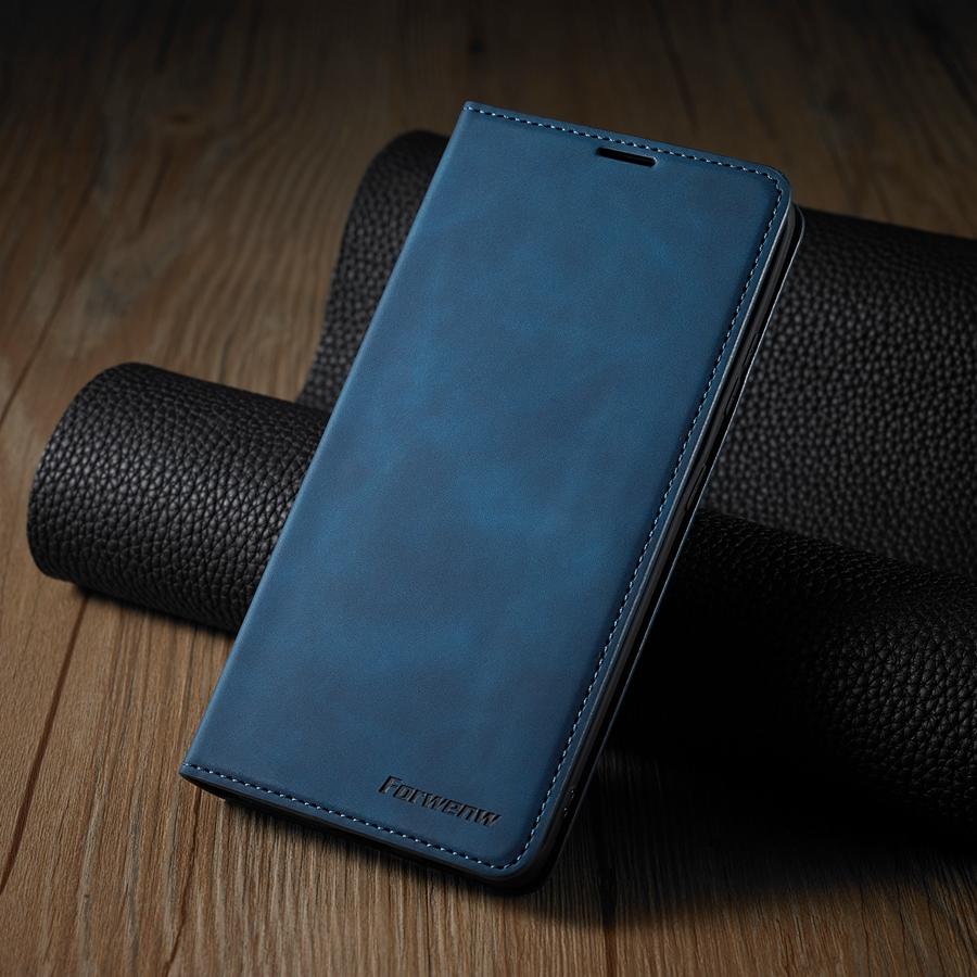 Für Samsung Galaxy A02 A02S A03S A10 A11 A12 A13 A21S A22 A23 A31 A32 A33 A50 A51 A52 A53 a70 A71 A72 A73 Brieftasche Ledertasche Galaxy A20 (A30) blau