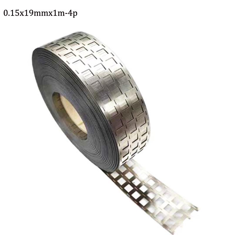 1-10meter 1P-4P Nickel Streifen Für Li 18650 Batterie Punkt Schweißen Maschine Schweißer Ausrüstung nickel Gürtel Für Batterie Packs 0.15x19mmx1m-4p