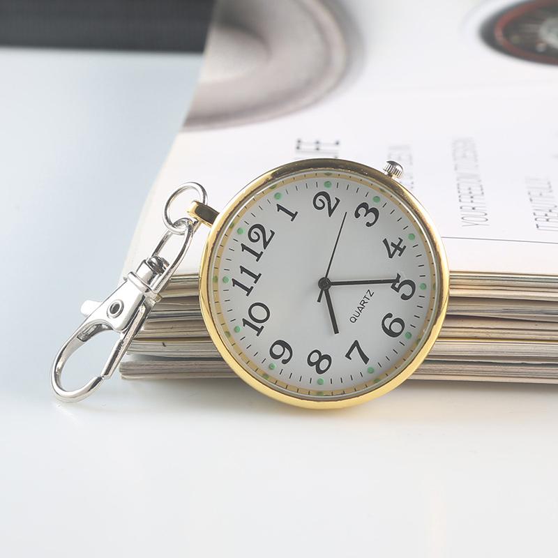Taschenuhr Schlüsselanhänger Fernbedienung Uhr Student Arzt Medizinische Vintage Uhr gray