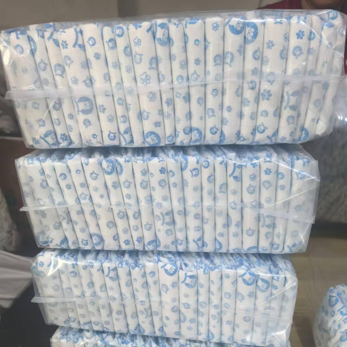 40 Stück Packung Große Haustier Hund Hygiene-Windeln - Saugfähig, Kostenloser Versand Male M (3-7kg) 40pcs