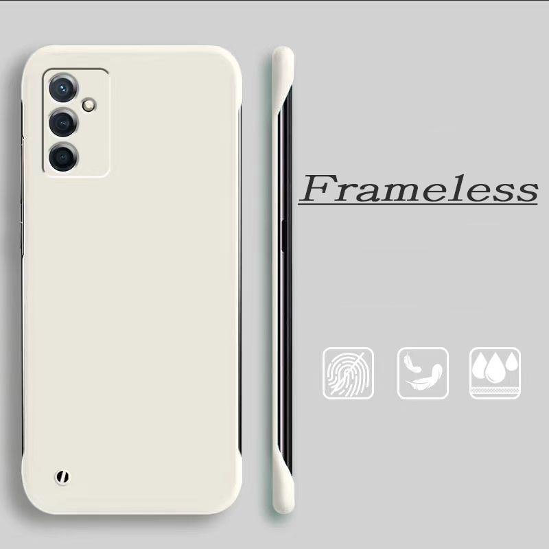 Modische, schlanke, rahmenlose Hülle für Samsung Galaxy A55 A15 A05S A54 A34 A24 A14 A53 A33 A23 A13 A52 A32 A12 A51 A31 A21S A50 A30, Schutzhülle aus hartem Scrub-PC Samsung Galaxy S20 weiß
