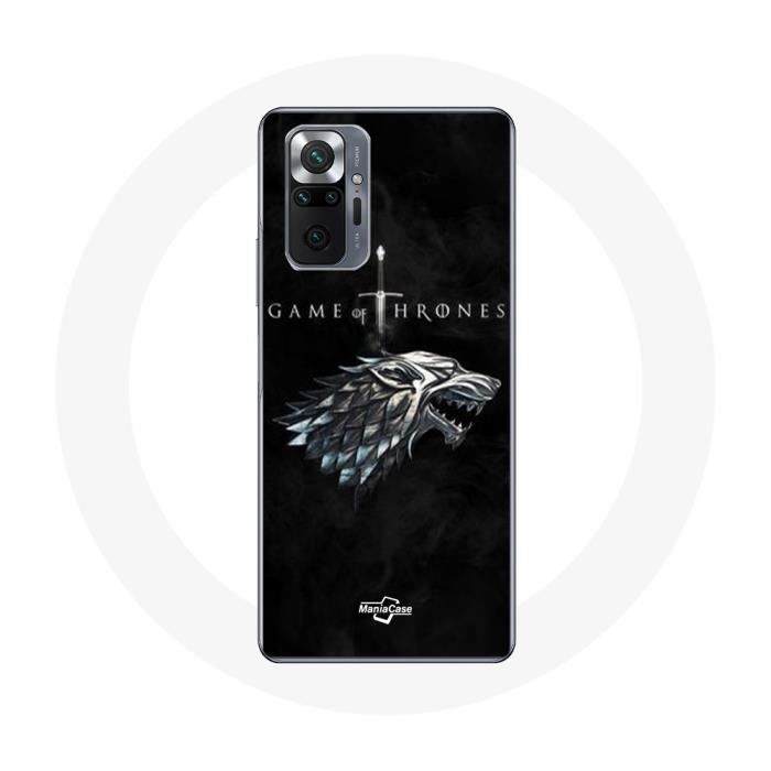 Hülle für Xiaomi Redmi Note 10 Pro Game of Thrones Staffel 8 Game of Thrones House Stark Logo Der Winter kommt