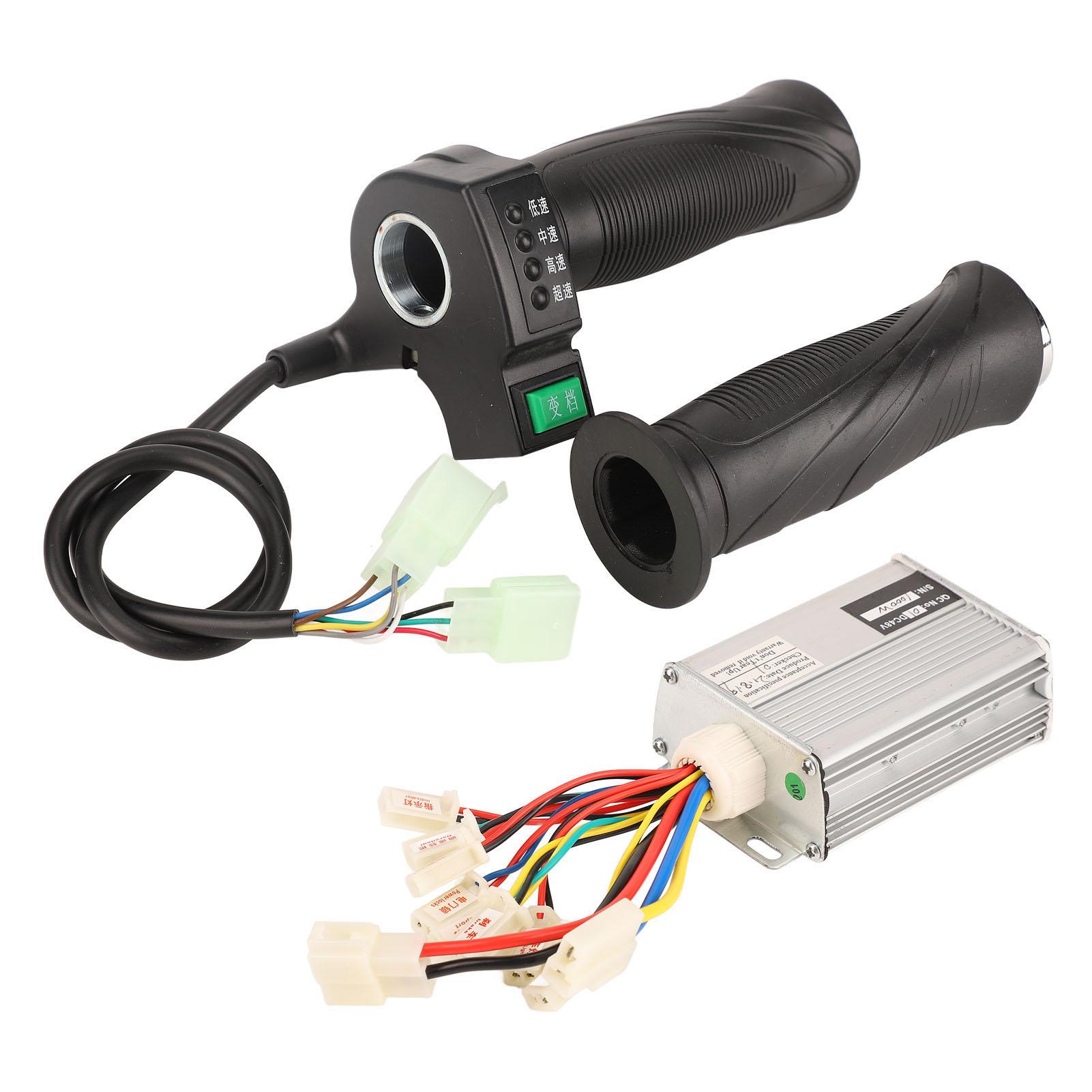 48V 1000W Elektrofahrrad Bürstenmotor Controller mit 4-Gang Gasgriff Elektro-Controller