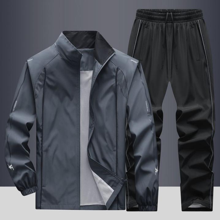 Männer Sets Sportswear Trainingsanzüge Sweatshirt Sets 2 stücke Jacke + Hosen Männlichen Frühling Herbst Anzüge Plus Größe XXXXL