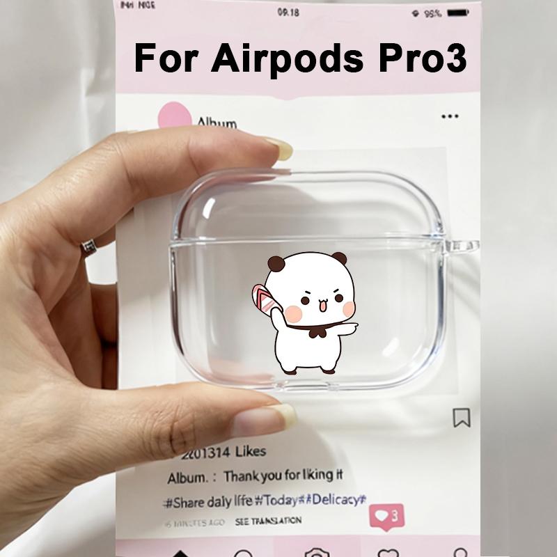 Lustige Cartoon Bubu Dudu Pärchen Kopfhörerhülle Für AirPods Pro3 2 1 Schwarz Weiche Silikon Kopfhörerabdeckung Für AirPods 4 3 Pro2 Box Airpods 3(2021)