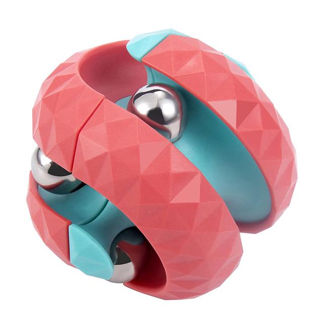 Erwachsene Dekompression Spielzeug Kinder Autismus Orbit Ball Cube Anti Stress Sensorischen Spielzeug Zappeln Spielzeug Für Kinder Fidget Spinner Für Jungen rot