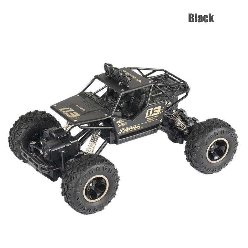 1:16 4WD RC Autos Legierung Geschwindigkeit 2,4G Radio Control RC Autos Spielzeug Legierung SUVs Buggy Trucks Kinder Geschenk schwarz