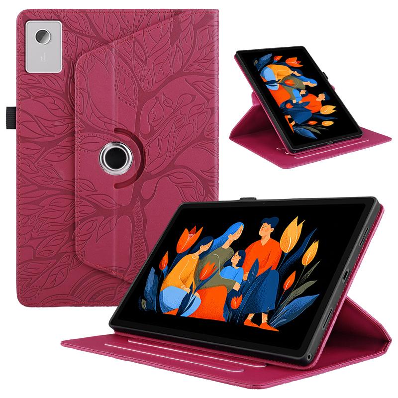 Hülle für Lenovo Idea Tab Plus 12,1 Zoll Tb361fu Hülle 360 drehbarer Ständer Tablet Funda für Lenovo Idea Tab Plus 12,1 Hülle Tb365fc Idea Tab Plus 12.1 rot