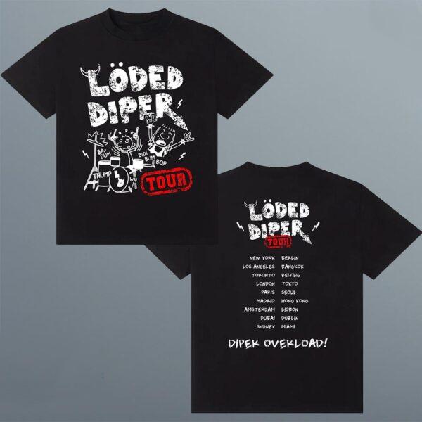 26 Loded Diper Tour Windel Überladung Zwei Seiten Klassisches T-Shirt Unisex T-Shirt M gray