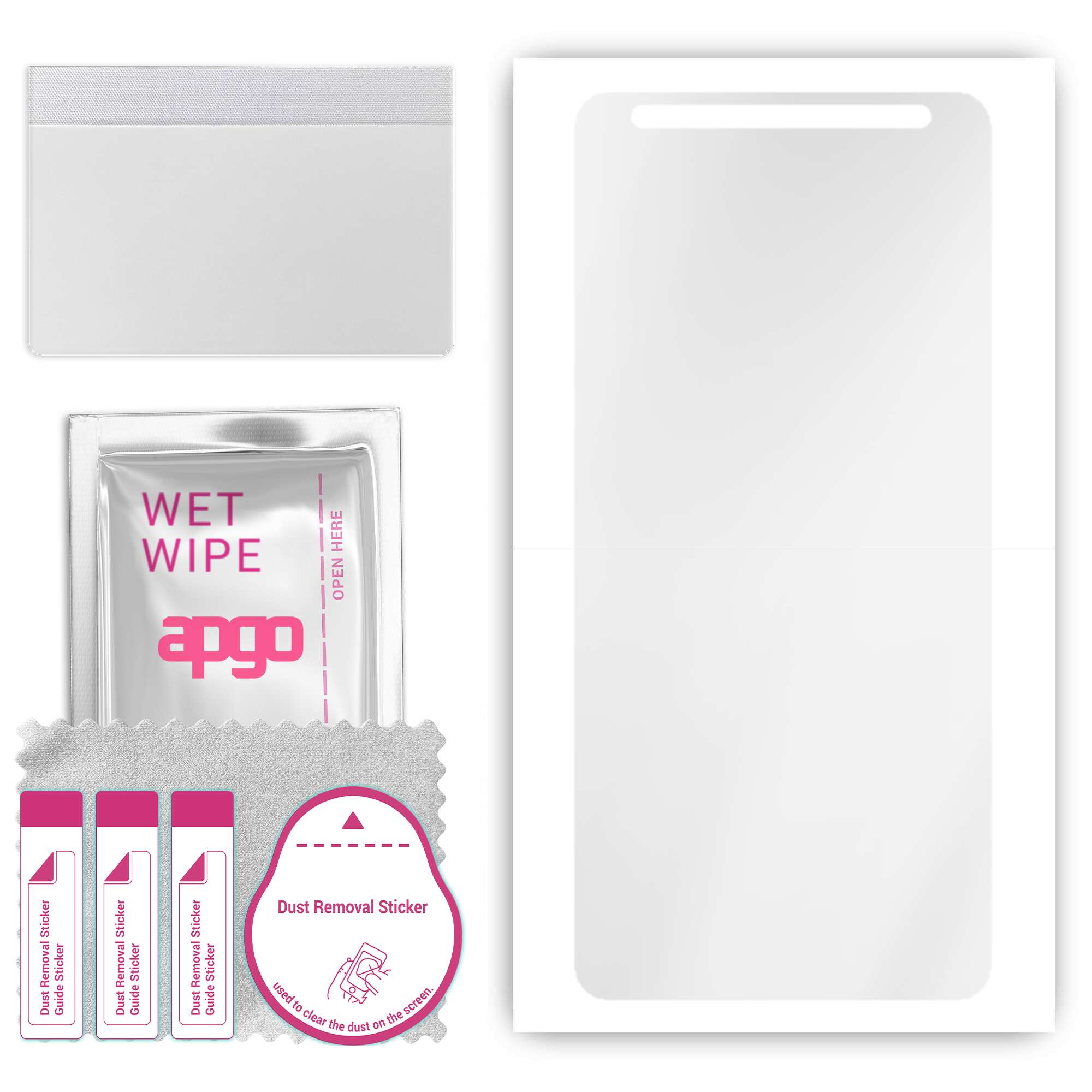 apgo Hydrogel Ultra-Clear Displayschutzfolie für HTC U12 Plus, Hydrogelfolie, Flexibel, Weiches TPU mit Positionierungsschicht, einfache Installation