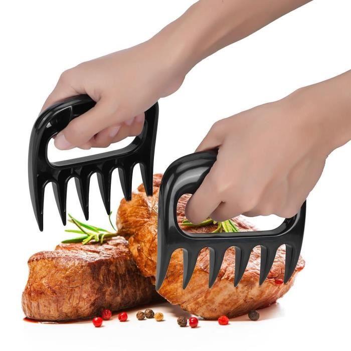VINGVO zerzupfte Schweinekrallen 2 Stück Bärenkralle Fleischwolf Schweinezangen ziehen Fleisch zerreißen Griff