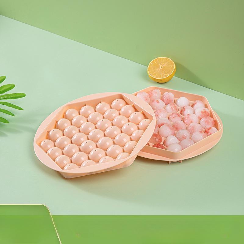 Eiswürfel Hausgemachte Eishockeyform Eisbox 3D Runde Kugeln Eisformen Home Bar Party Eis DIY Formen für kalte Getränke Werkzeuge rosa