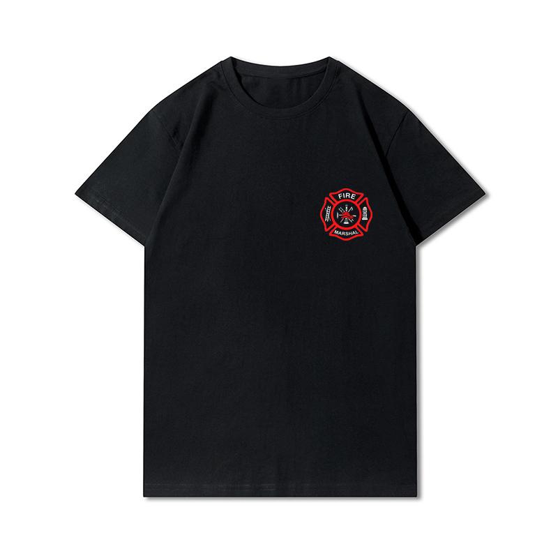Plus Size Herren T-Shirts Sommer Neue Feuerwehr Berufsfeuerwehr München München Deutschland Feuerwehrmann Herren T-Shirt 2XL