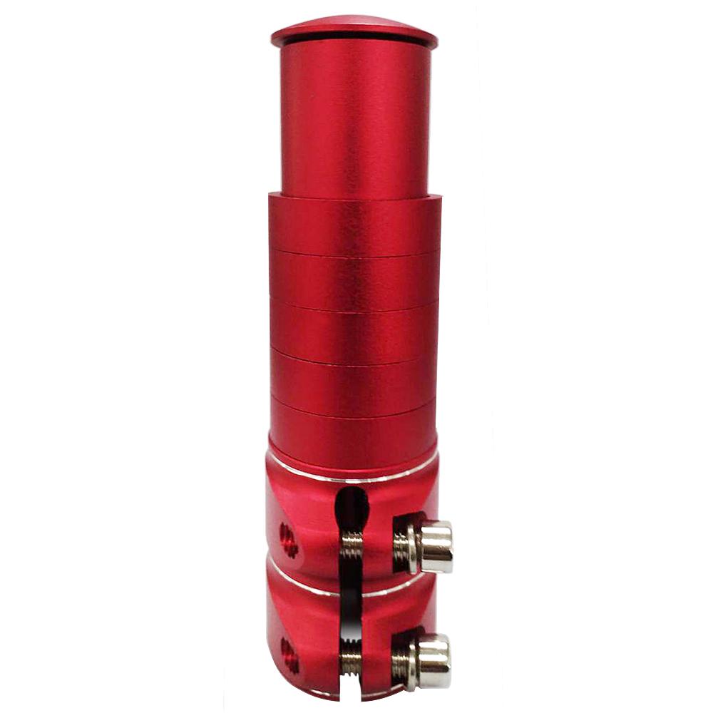 Aluminiumlegierung Fahrrad Gabel Vorbau Riser Extender Verlängerung Fahrrad Radfahren Fahrrad Vorbau Head Up Raiser 138mm rot