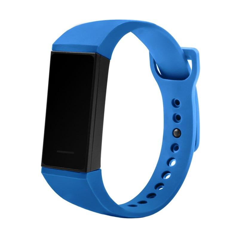 Für Xiaomi Mi Band 4C Armband Silikon Armband Für Redmi Smart Band Ersatz Armband Handgelenk Gurt Only the Strap blau